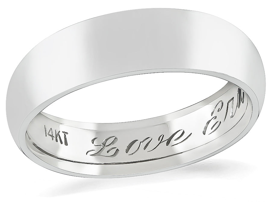 Estate 5.5mm Gold Wedding Band