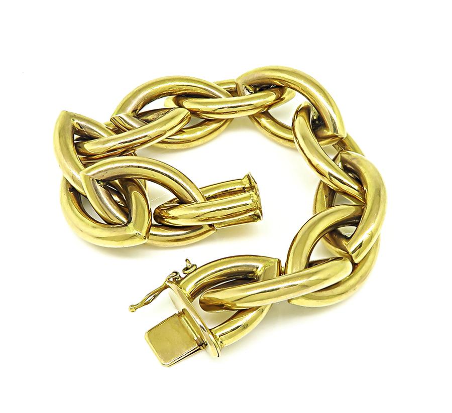 Estate 18k Yellow Gold Bracelet