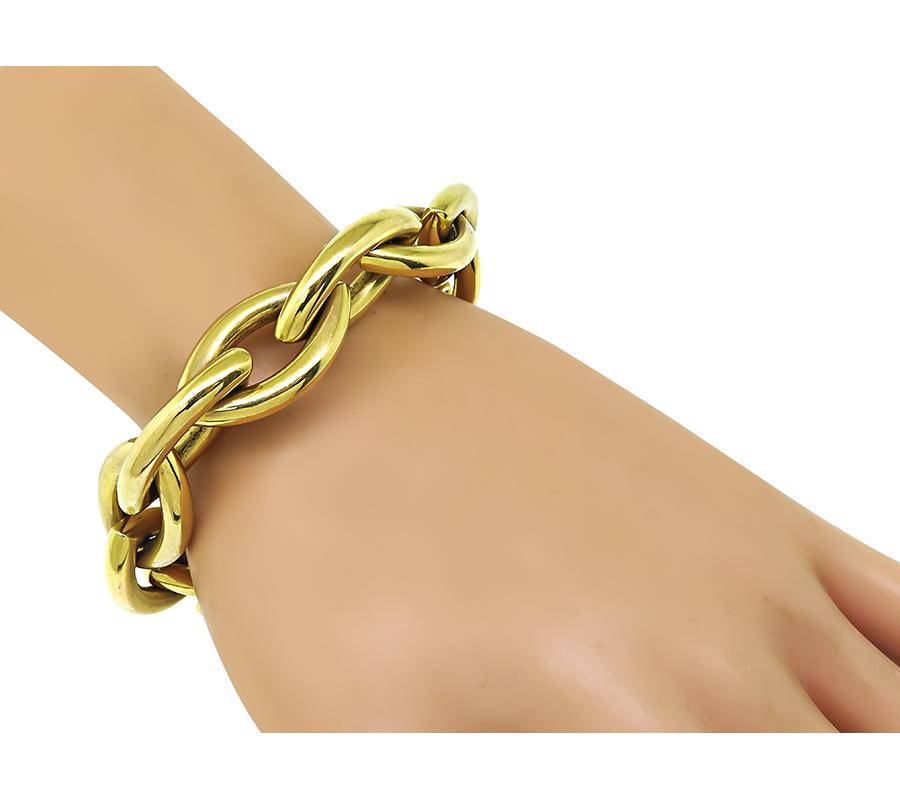 Estate 18k Yellow Gold Bracelet