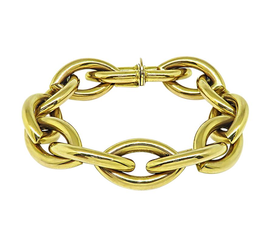 Estate 18k Yellow Gold Bracelet