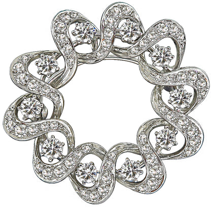 Vintage 2.50ct Diamond Pin