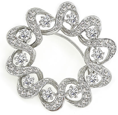 Vintage 2.50ct Diamond Pin