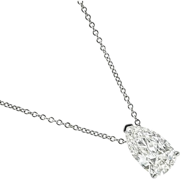 Estate 1.81ct Diamond Solitaire Pendant Necklace