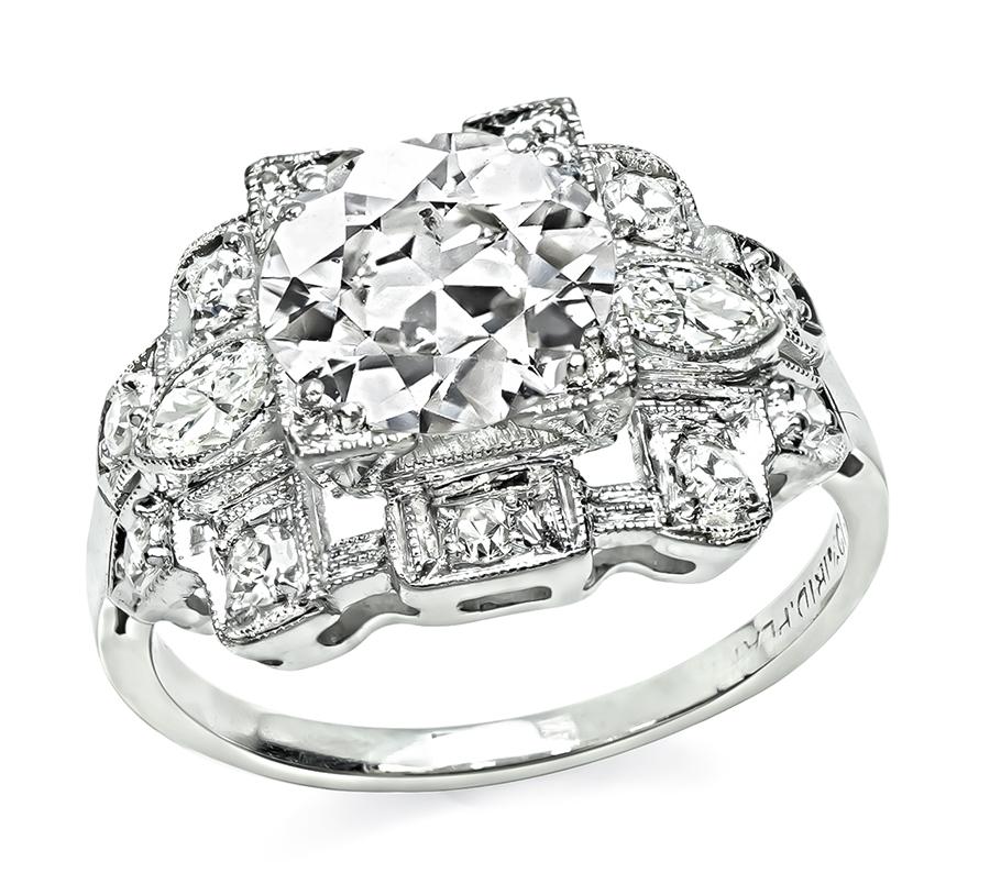 Estate 1.09ct Diamond Engagement Ring