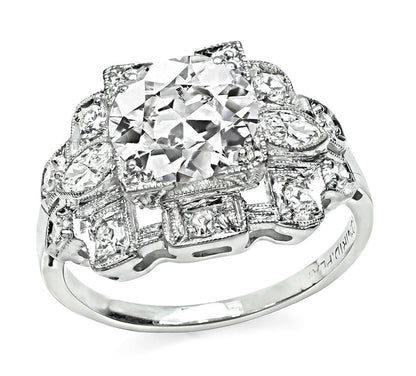 Estate 1.09ct Diamond Engagement Ring