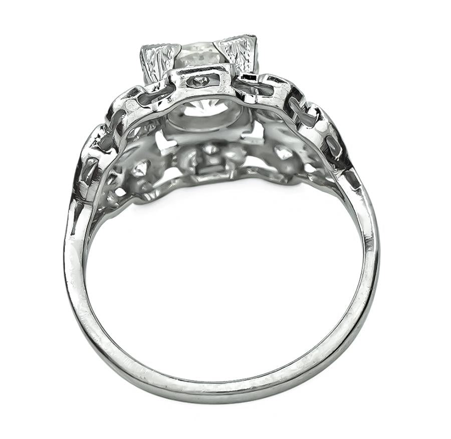 Estate 1.09ct Diamond Engagement Ring