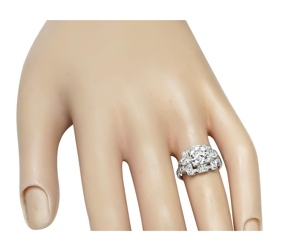 Estate 1.09ct Diamond Engagement Ring