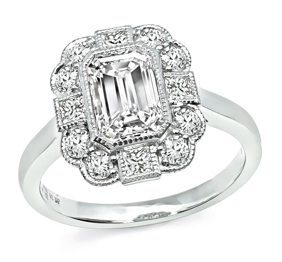 Estate 1.08ct Diamond Engagement Ring