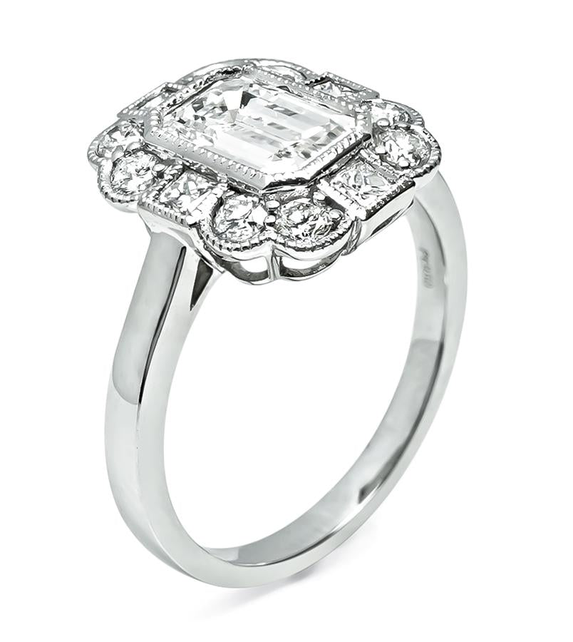 Estate 1.08ct Diamond Engagement Ring