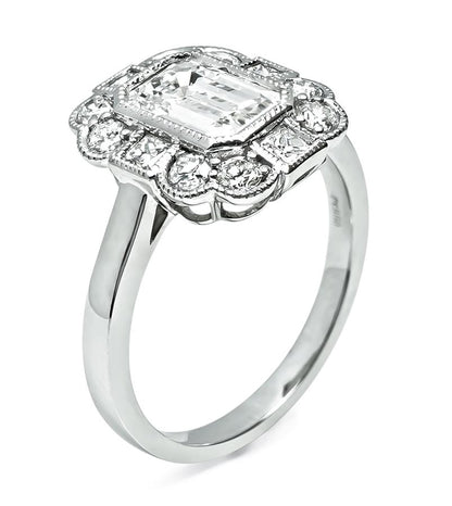Estate 1.08ct Diamond Engagement Ring