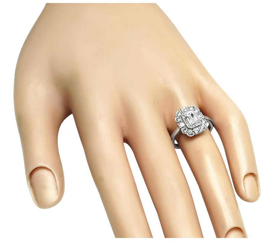 Estate 1.08ct Diamond Engagement Ring