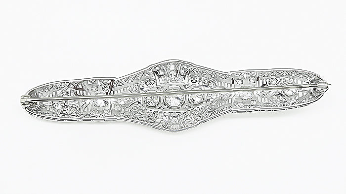 Vintage 3.00ct Diamond Pin