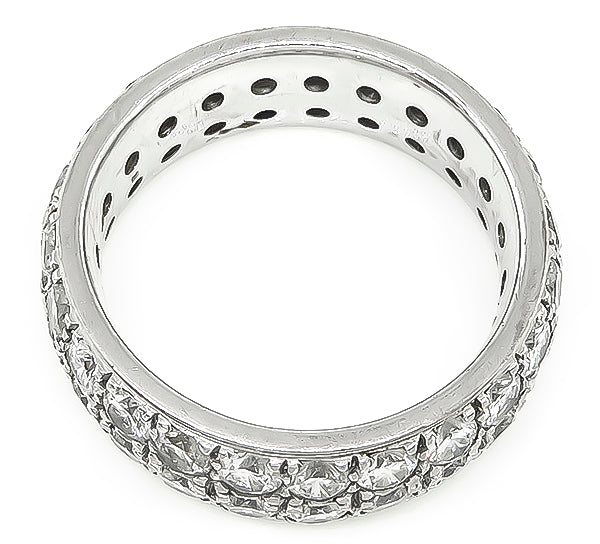 Estate 2.88ct Diamond Eternity Wedding Band