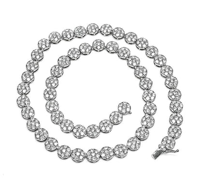 Estate 20.00ct Diamond Gold Necklace