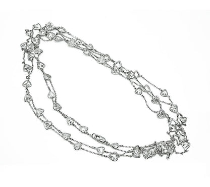 Estate 20.80ct Diamond By The Yard Necklace