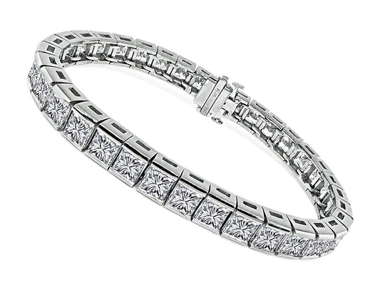 Estate 22.00ct Diamond Line Bracelet