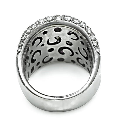 Estate 2.06ct Diamond 1.80ct Ruby 18k White Gold Ring