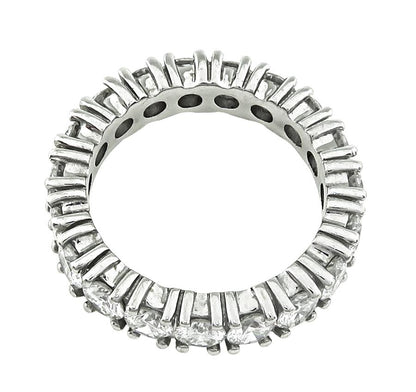 Estate 2.50ct Diamond 14k White Gold Eternity Wedding Band