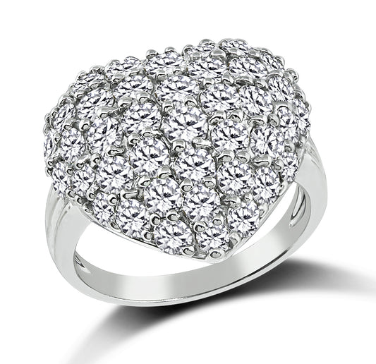 Estate 3.00ct Diamond Heart Ring