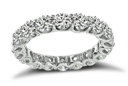 Estate 3.11ct Diamond Eternity Wedding Band