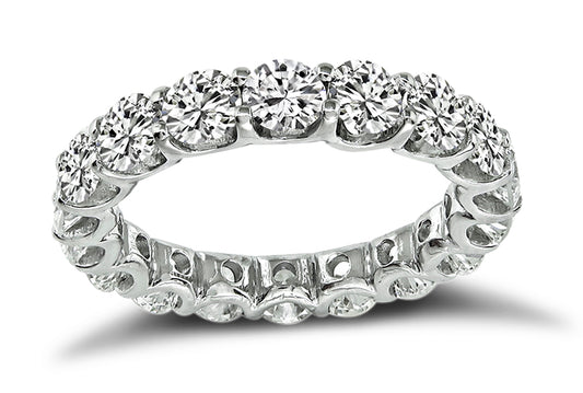 Estate 3.11ct Diamond Eternity Wedding Band