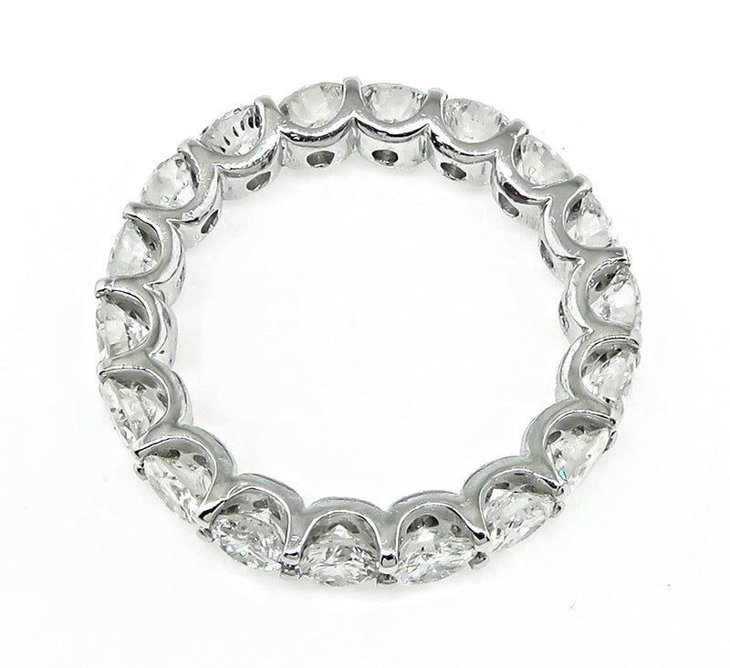 Estate 3.39ct Diamond Eternity Wedding Band