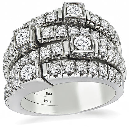 Estate 3.50ct Diamond Cocktail Ring