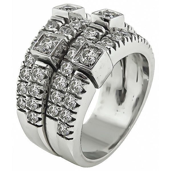 Estate 3.50ct Diamond Cocktail Ring