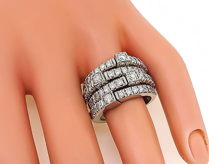 Estate 3.50ct Diamond Cocktail Ring