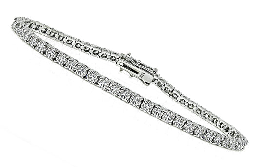 Estate 3.50ct Diamond Tennis Bracelet