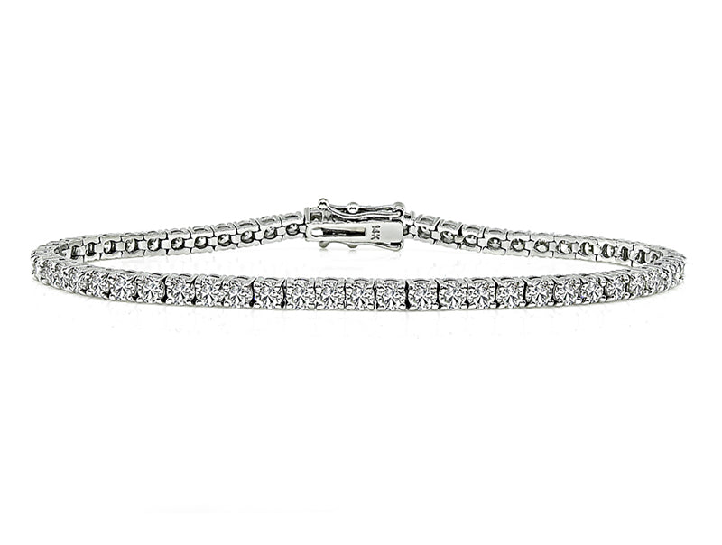 Estate 3.50ct Diamond Tennis Bracelet