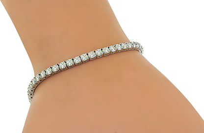 Estate 3.50ct Diamond Tennis Bracelet