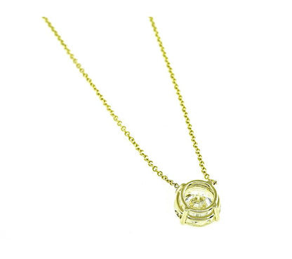 3.31ct Diamond Gold Pendant Necklace