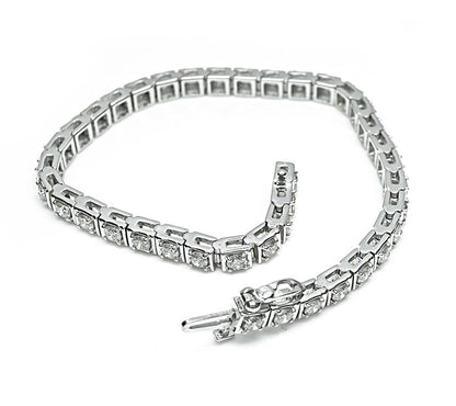 Estate 3.90ct Diamond Line Bracelet