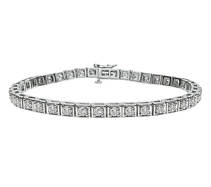 Estate 3.90ct Diamond Line Bracelet