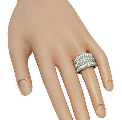 Estate 3.89ct Diamond Gold Ring