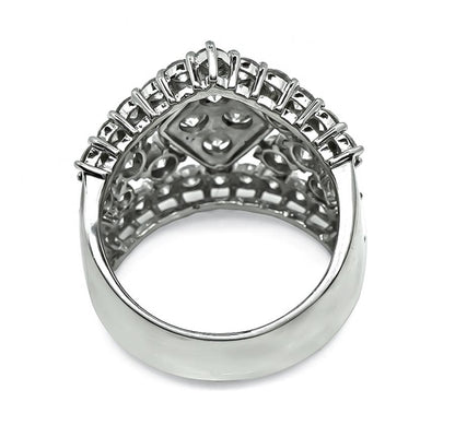 Estate 3.40ct Diamond Platinum Ring