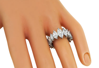 Estate 4.00ct Diamond Eternity Wedding Band