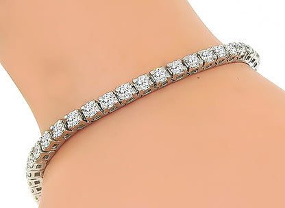 Estate 4.00ct Diamond Tennis Bracelet