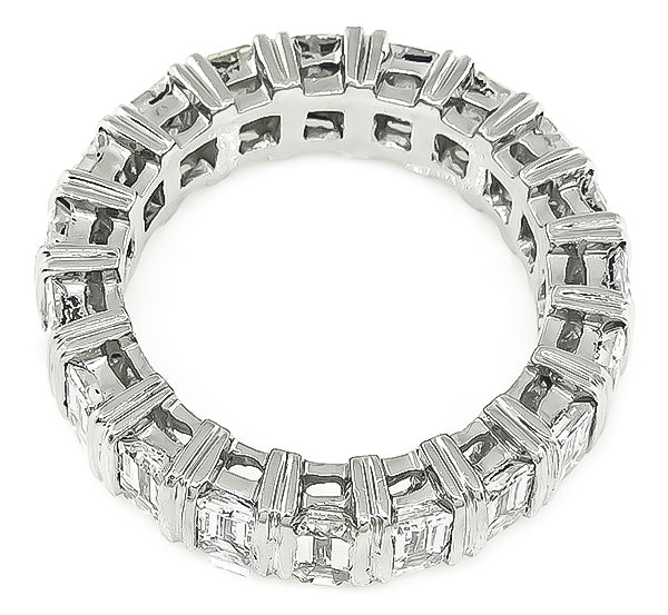 Estate 4.10ct Diamond Eternity Wedding Band