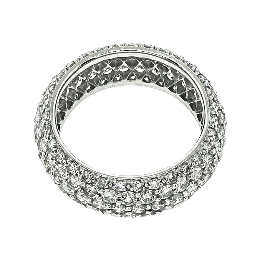 Estate 4.00ct Diamond Platinum Ring