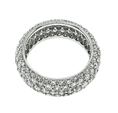 Estate 4.00ct Diamond Platinum Ring