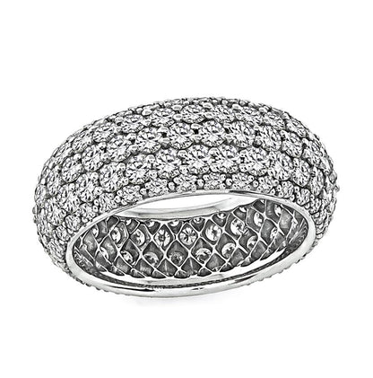 Estate 4.00ct Diamond Platinum Ring