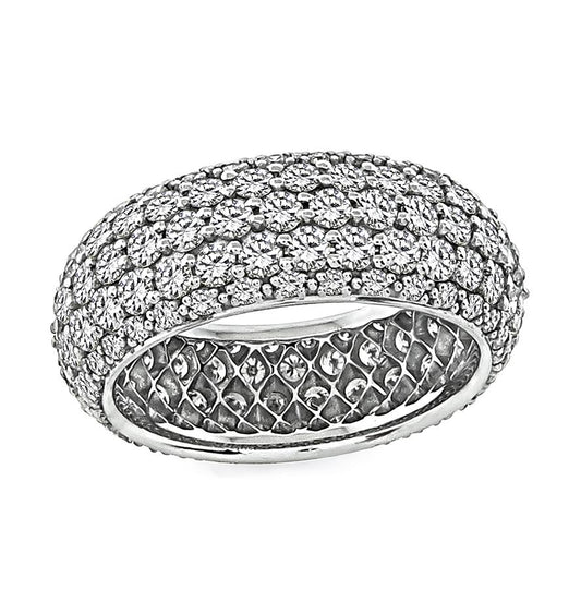 Estate 4.00ct Diamond Platinum Ring