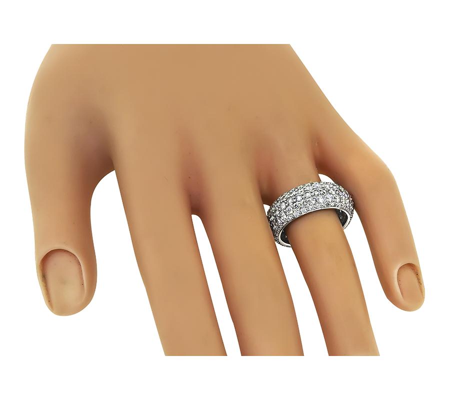 Estate 4.00ct Diamond Platinum Ring