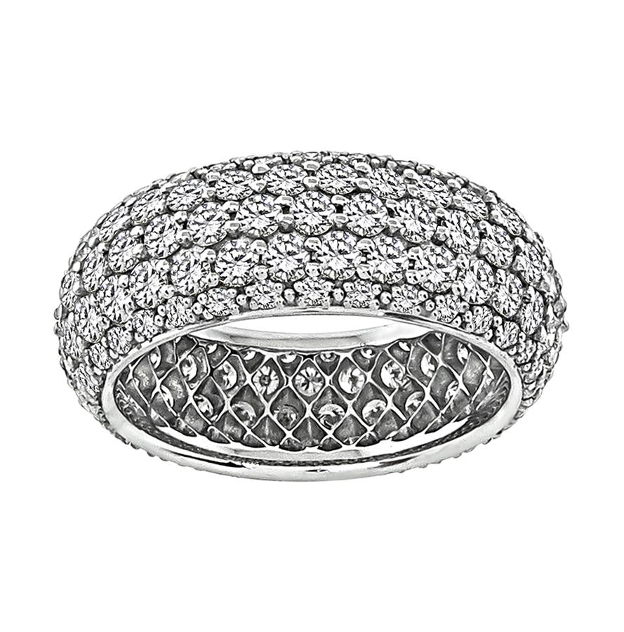 Estate 4.00ct Diamond Platinum Ring
