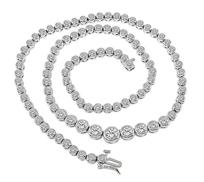 4.50ct Diamond Gold Necklace