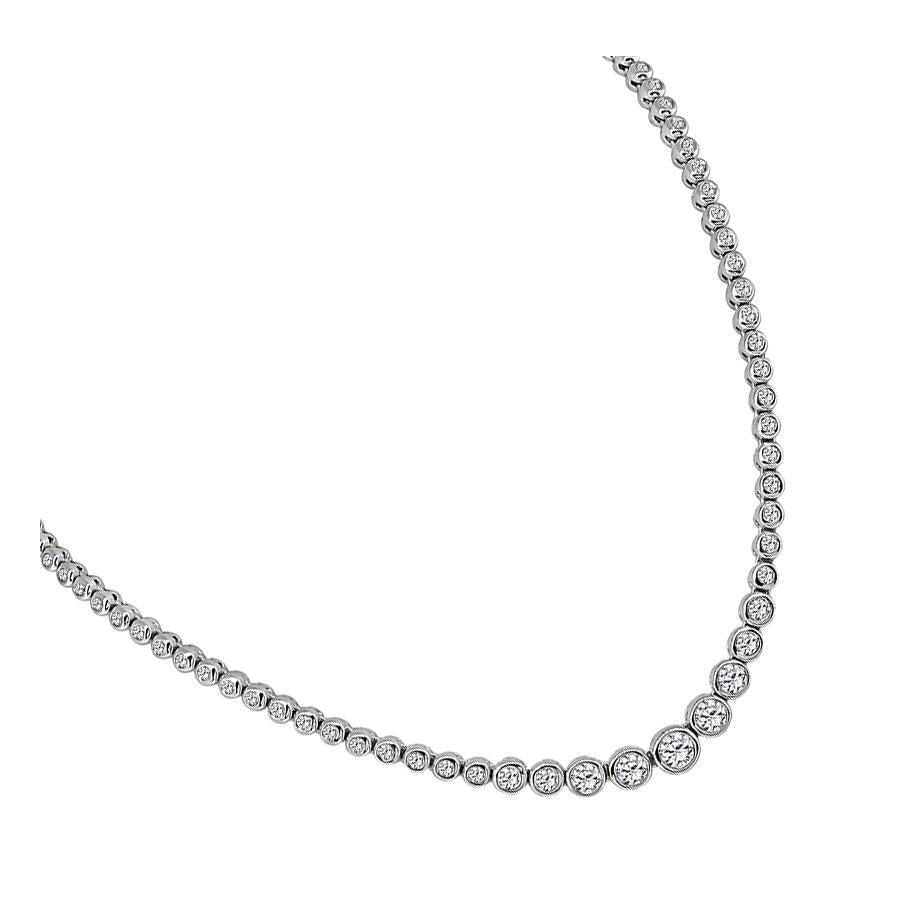 4.50ct Diamond Gold Necklace
