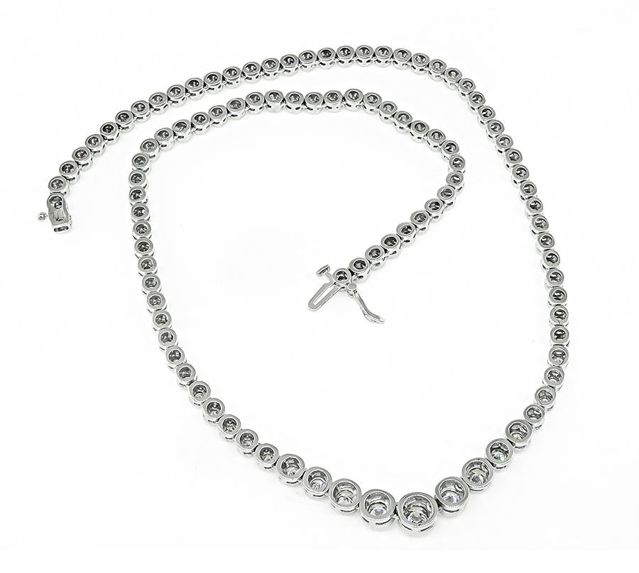 4.50ct Diamond Gold Necklace