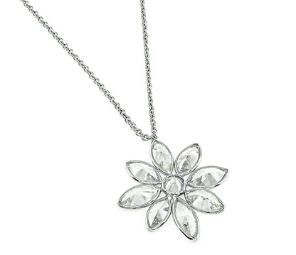 Estate 5.90ct Diamond Pendant Necklace